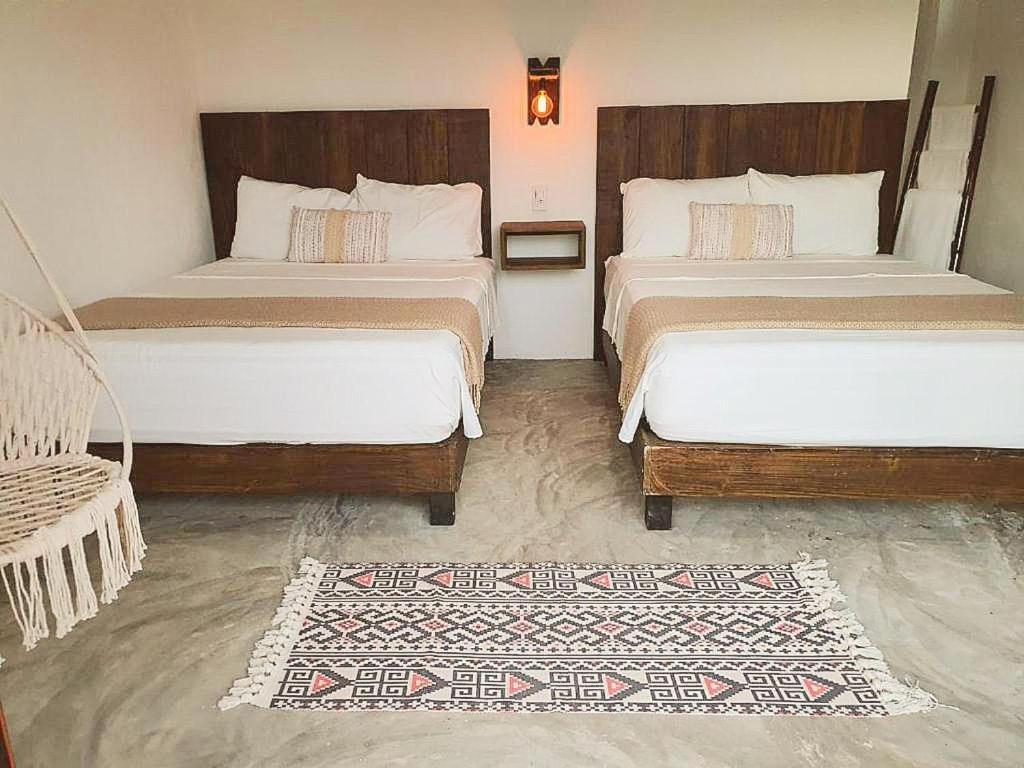 Hotel Boutique Kan Ahau Con Alberca - Pet Friendly Mahahual Rum bild